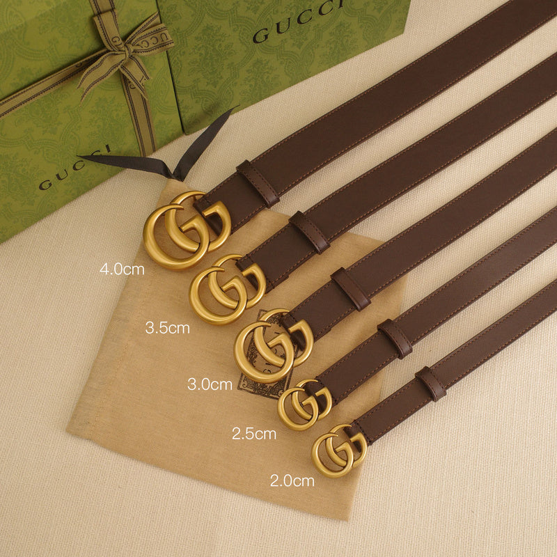 Gucci - 5 widths classic G-plain coffee