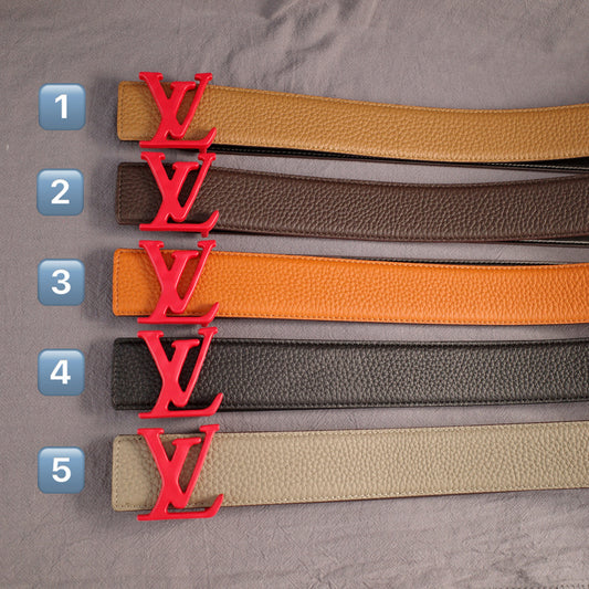 LV - Louis Vuitton red letter color button ZSB3801