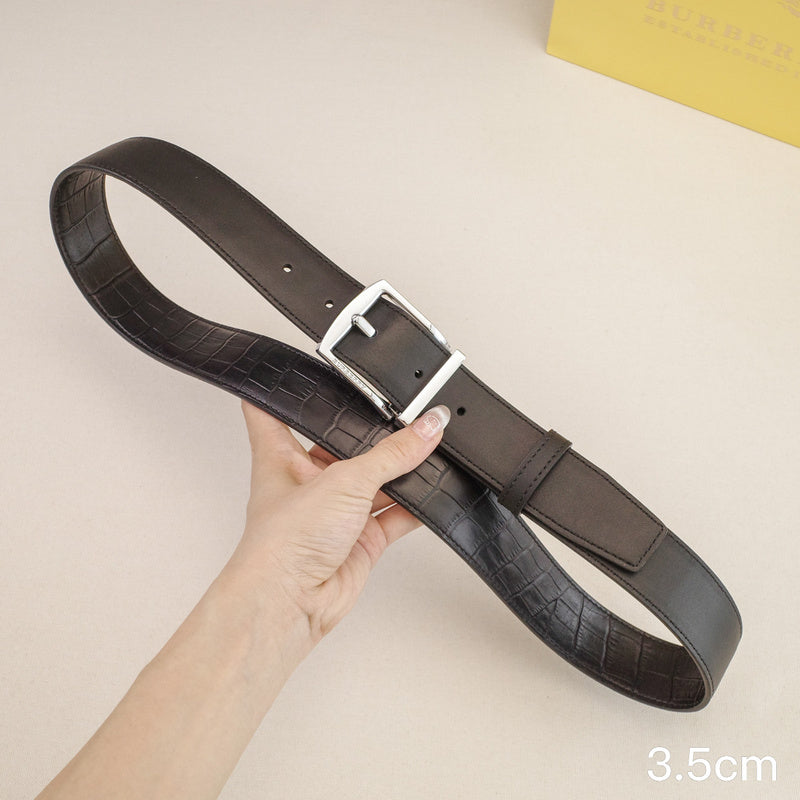 Burberry - 3.5cm - Crocodile pattern Belt buckle