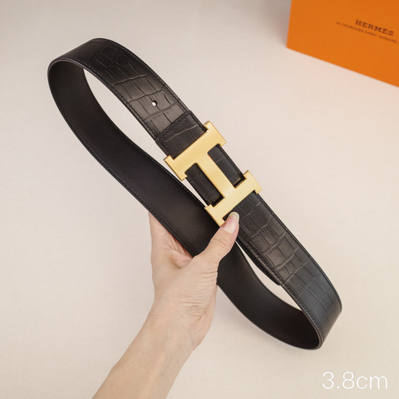 Hermes - Classic H-crocodile pattern ZSB3821h