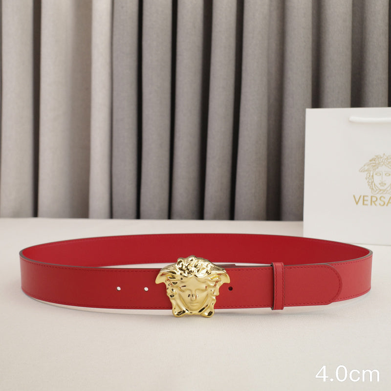 Versace-4.0cm beauty head-plain red