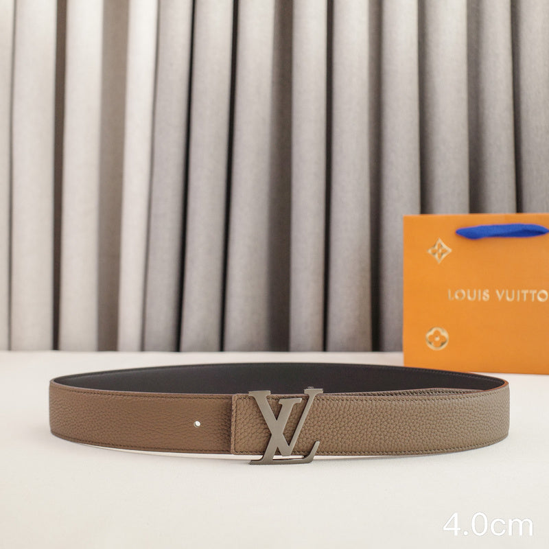 LV - Louis Vuitton- 4.0cm letter bright gun sling hook - pebble grain 4023L
