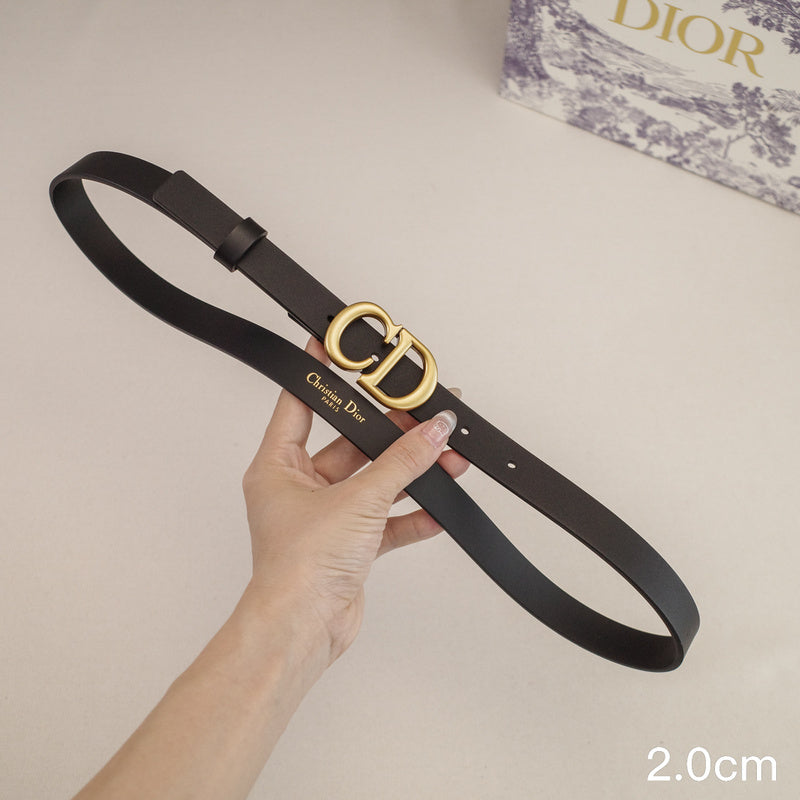Dior-2.0cm saddle CD button 3001cd / 2001cd