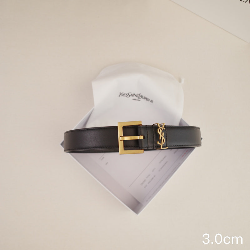 Saint Laurent -Black calves side