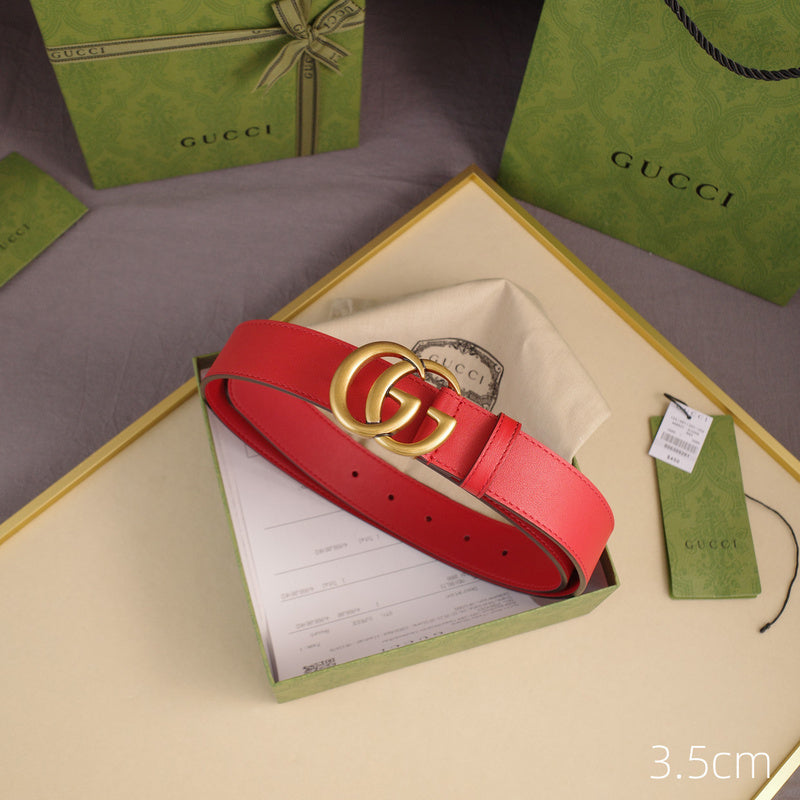 Gucci - 5 widths classic G-plain red
