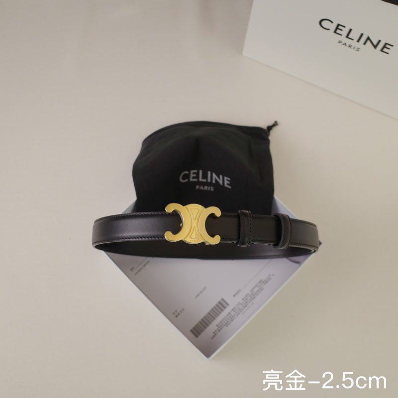 Celine - 2.5cm/1.8cm Bright gold