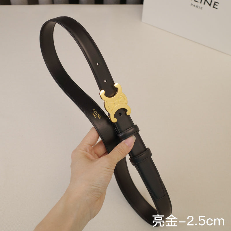 Celine - 2.5cm/1.8cm Bright gold