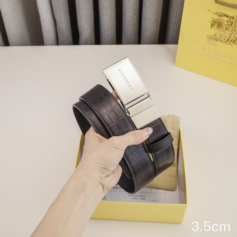 Burberry - 3.5cm - Crocodile pattern