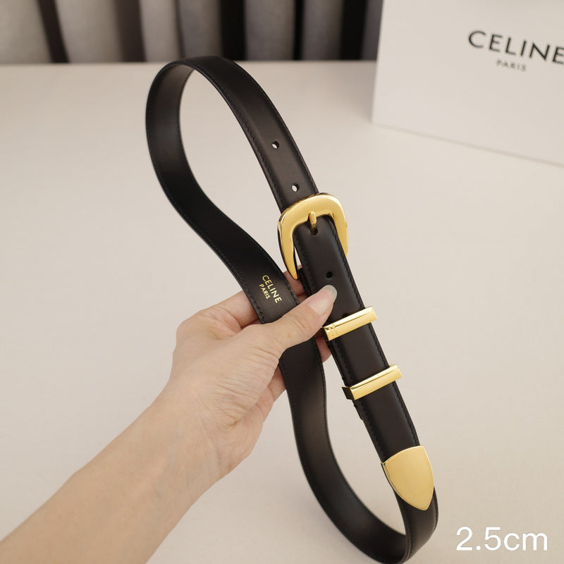 Celine - 2.5cm/1.8cm Bright gold