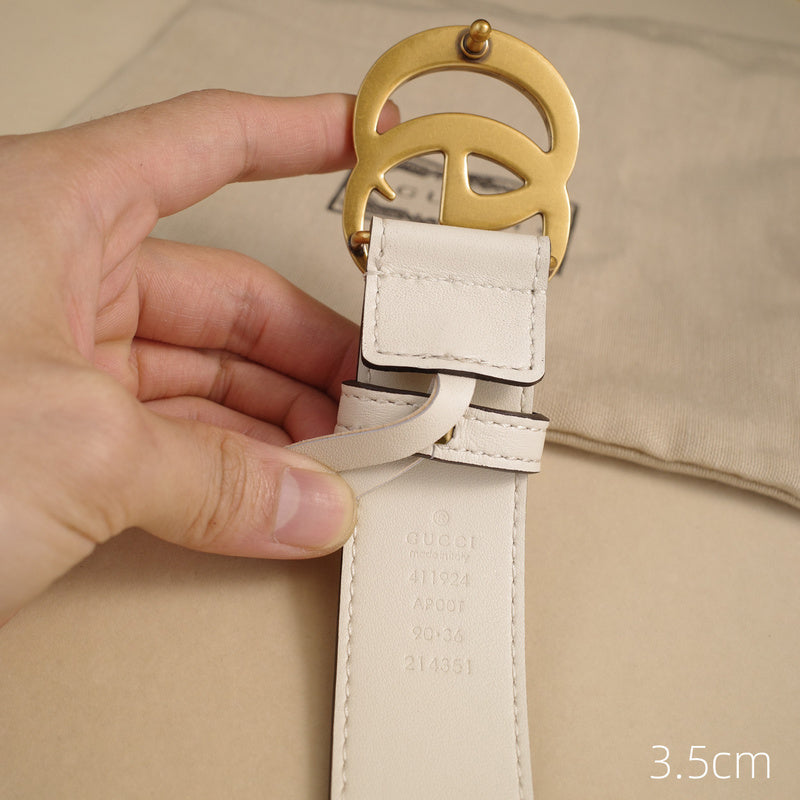Gucci - 5 widths classic G-plain white