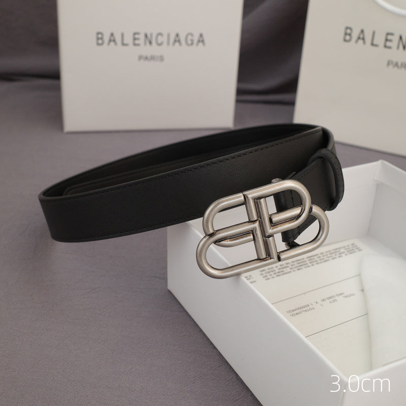 Balenciaga - 3.0cm black leather ZSB3001bb