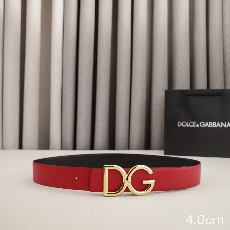 Dolce&Gabbana- 4.0cm classic DG - wireless plain weave 4001dg ( Golden)