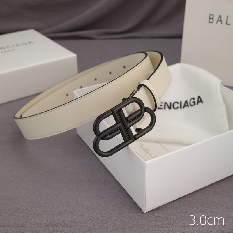 Balenciaga - 3.0cm white leather ZSB3001bb