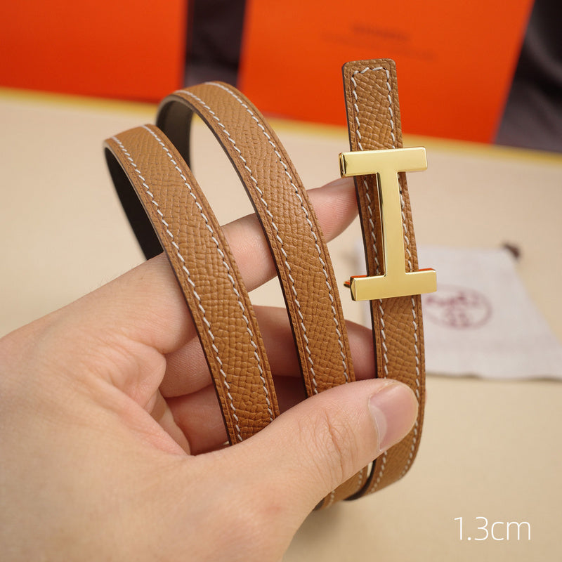Hermes - 1.3cm flat H-palm print 1301h