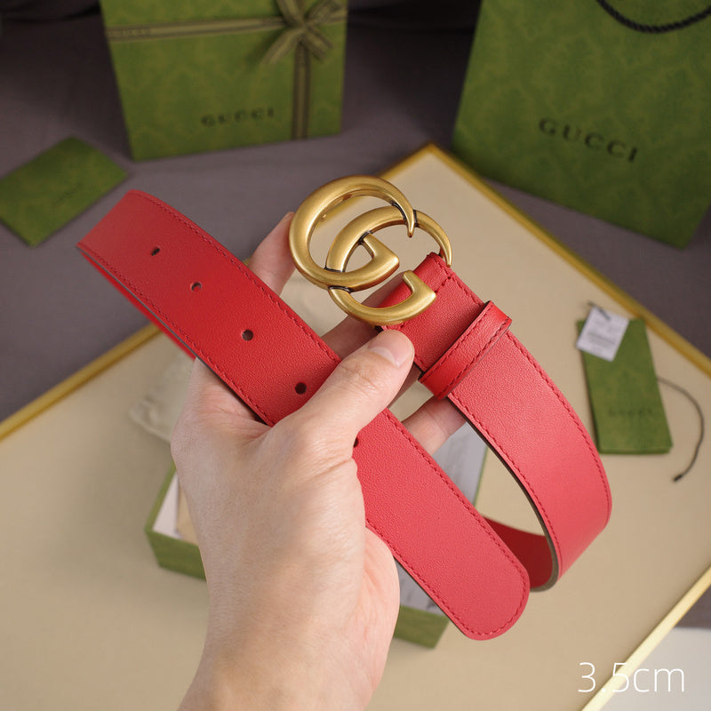 Gucci - 5 widths classic G-plain red