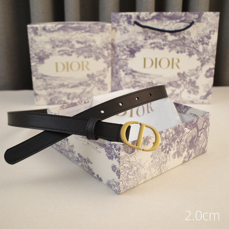Dior-CD logo-Brass antique gold button - black ZSB3003d
