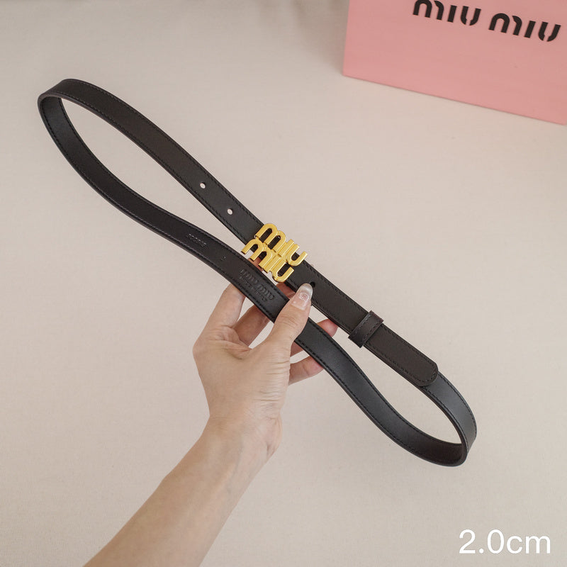 Miu Miu -2.5/2.0cm miu Black