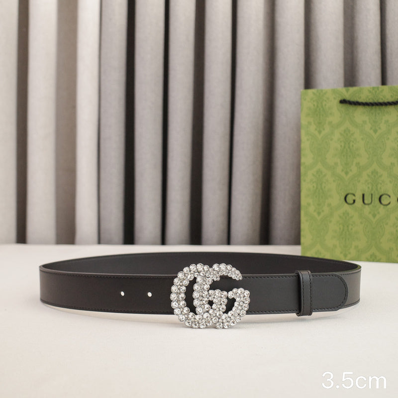 Gucci - 3.5cm G full diamond 3504g