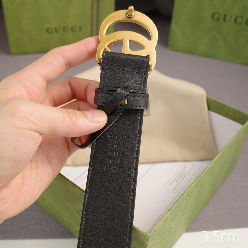 Gucci - 5 widths classic G-plain black