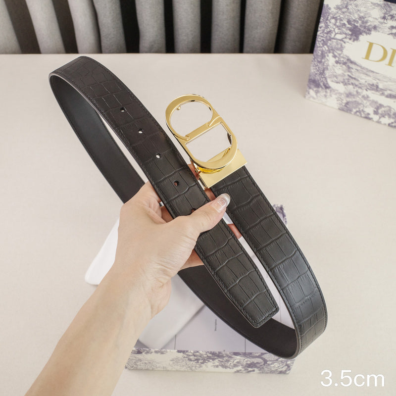 Dior-3.5cm CD crocodile pattern 3521cd