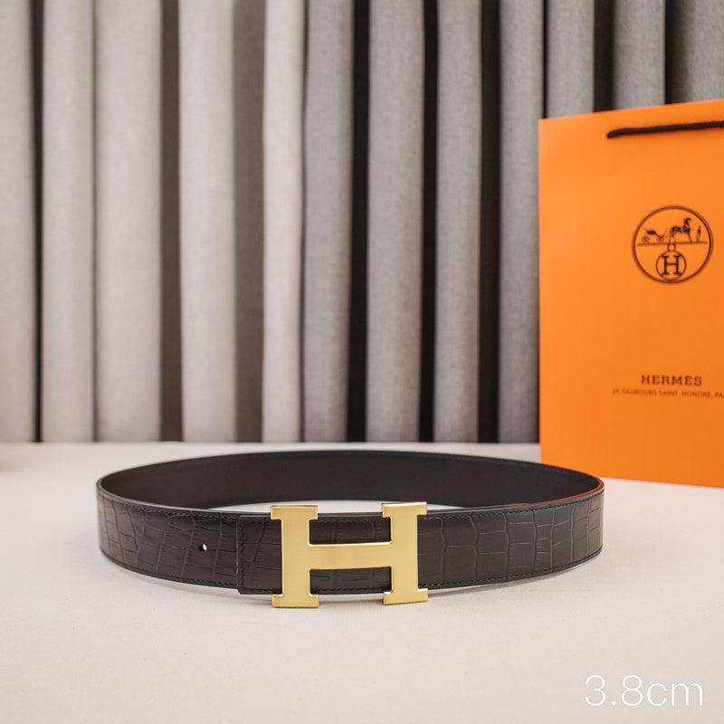 Hermes - Classic H-crocodile pattern ZSB3821h