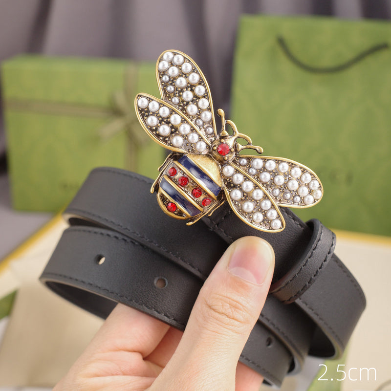 Gucci - Little Bee-plain red