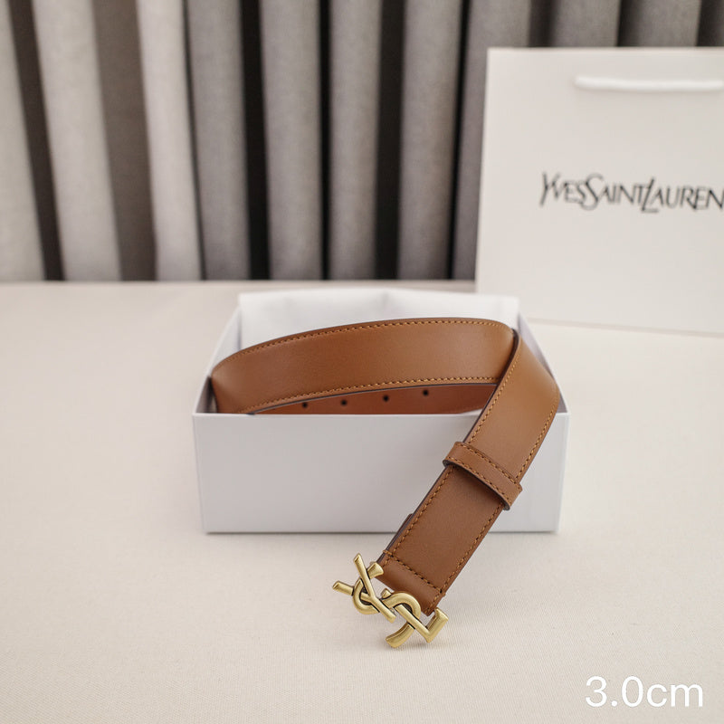 Saint Laurent - Brown calves side