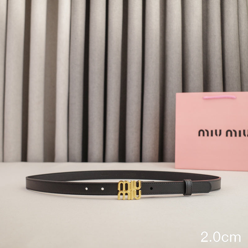 Miu Miu -2.5/2.0cm miu Black