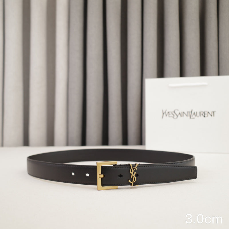 Saint Laurent -Black calves side