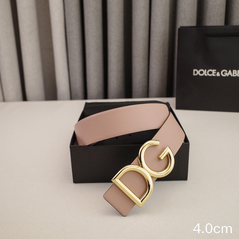 Dolce&Gabbana- 4.0cm classic DG - wireless plain weave 4001dg ( Golden)