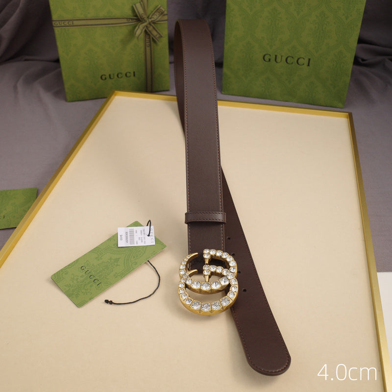 Gucci - 4.0cm G - gem plane double-sided 4006g