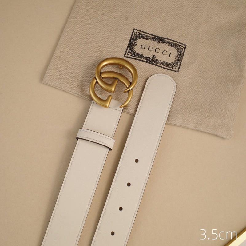 Gucci - 5 widths classic G-plain white