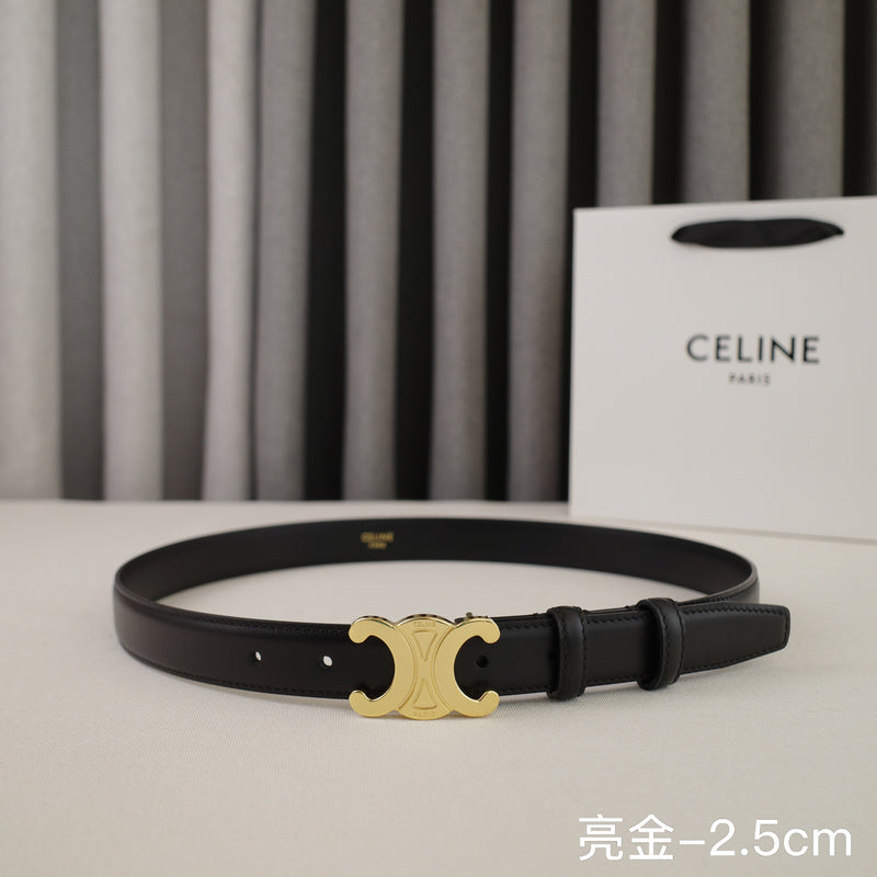 Celine - 2.5cm/1.8cm Bright gold