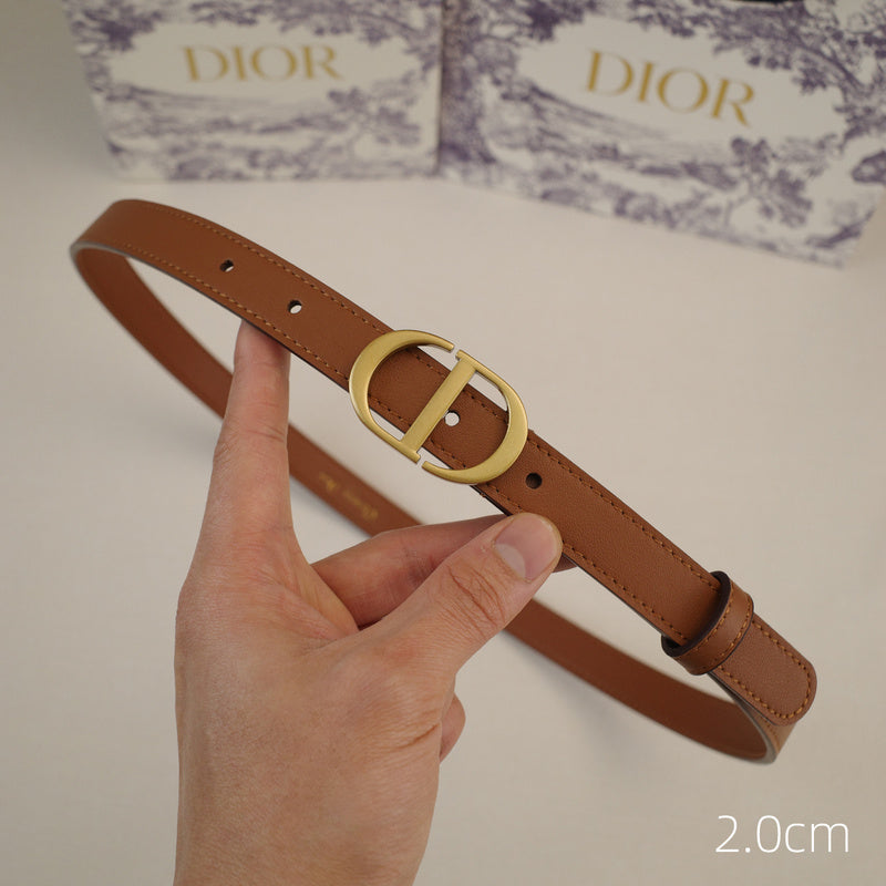 Dior-CD logo-Brass antique gold button - brown ZSB3003d