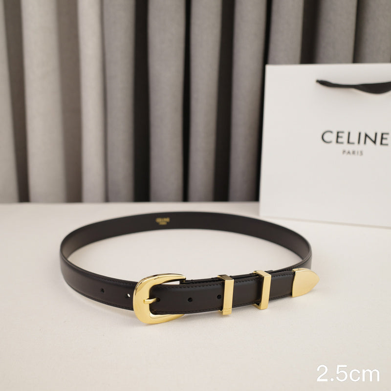 Celine - 2.5cm/1.8cm Bright gold