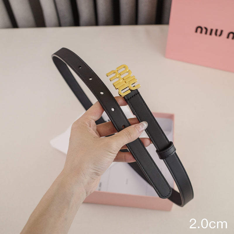 Miu Miu -2.5/2.0cm miu Black
