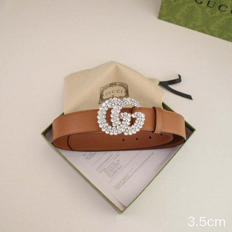 Gucci - 3.5cm G full diamond 3504g