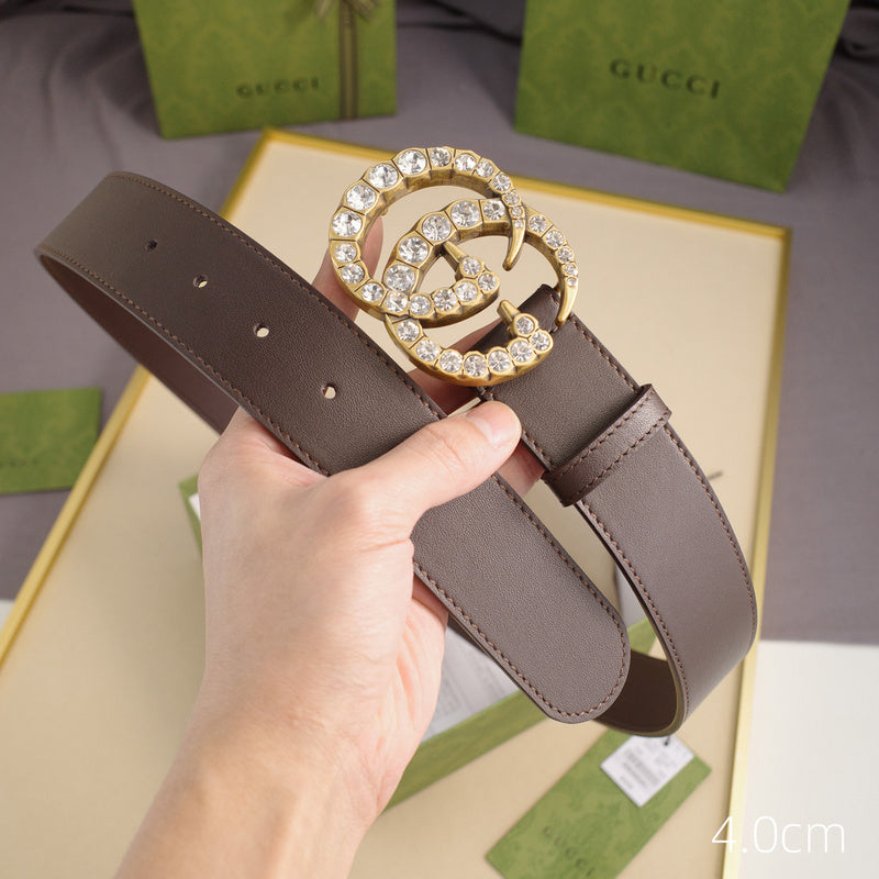 Gucci - 4.0cm G - gem plane double-sided 4006g