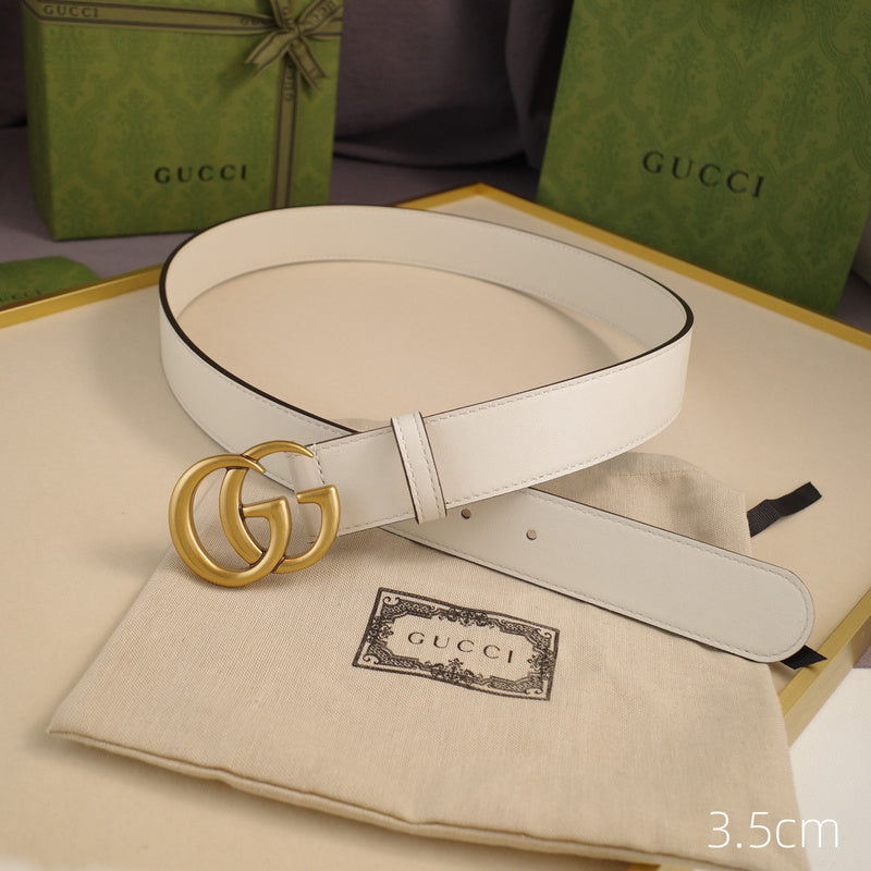 Gucci - 5 widths classic G-plain white
