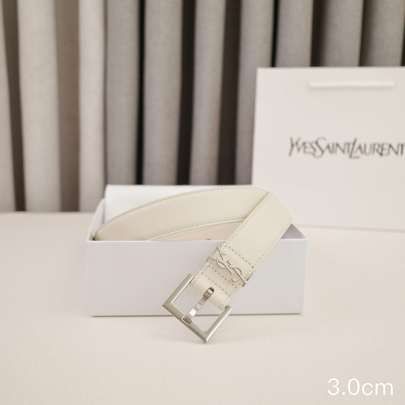Saint Laurent - Off-white calves side