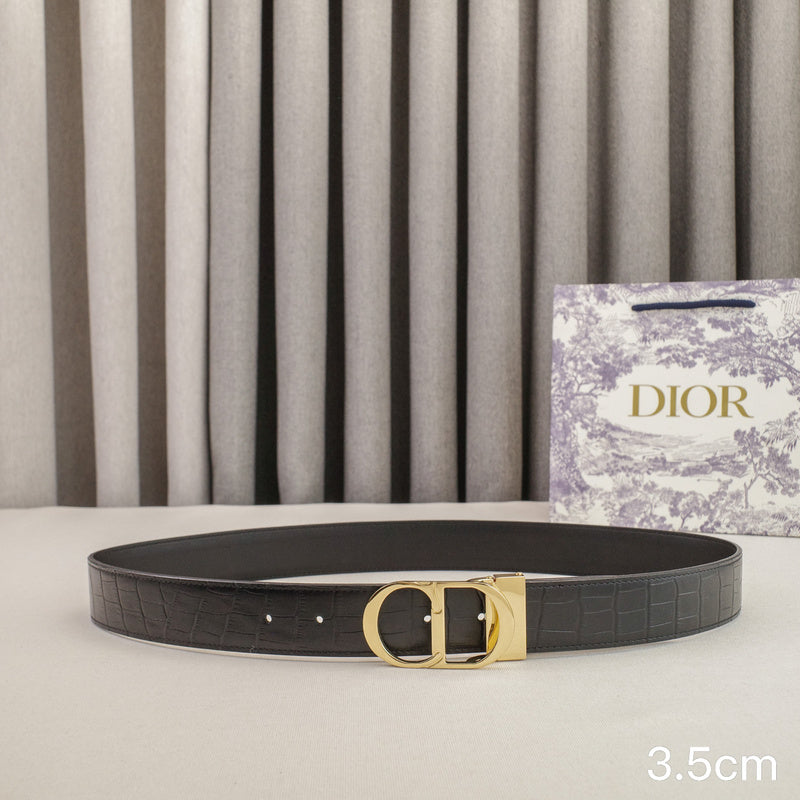 Dior-3.5cm CD crocodile pattern 3521cd