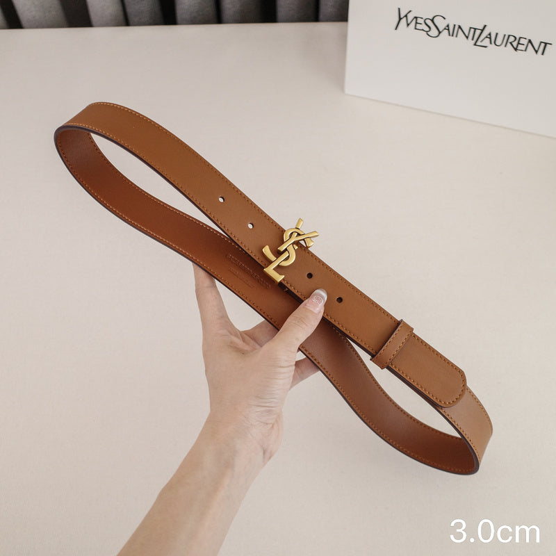 Saint Laurent - Brown calves side