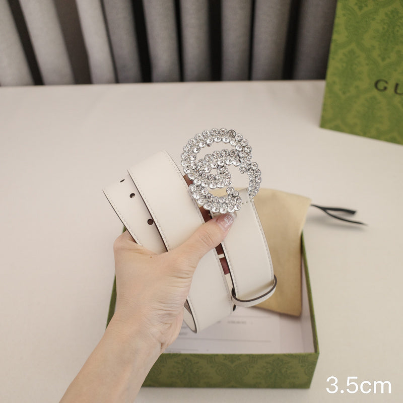 Gucci - 3.5cm G full diamond 3504g