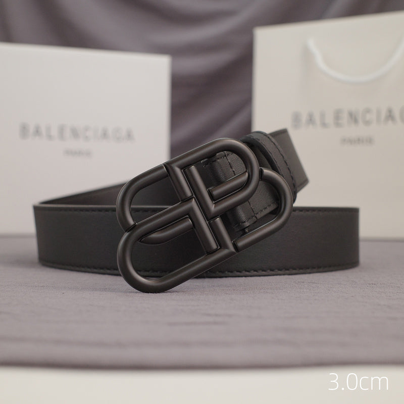 Balenciaga - 3.0cm black leather ZSB3001bb
