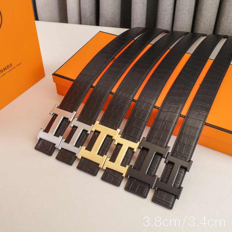Hermes - Classic H-crocodile pattern ZSB3821h