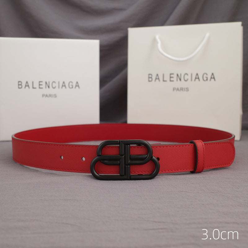 Balenciaga - 3.0cm red leather ZSB3001bb