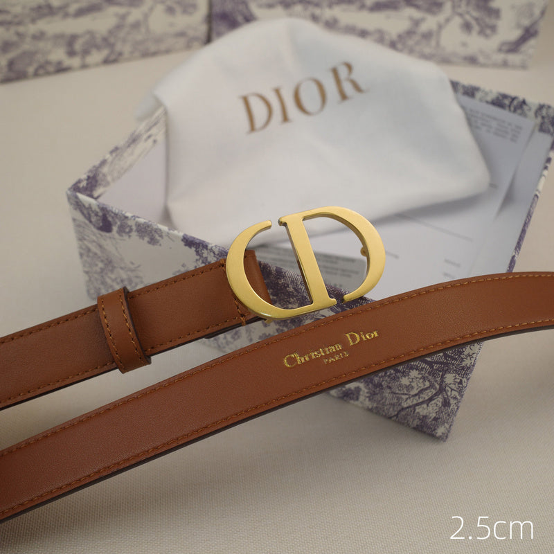 Dior-CD logo-Brass antique gold button - brown ZSB3003d
