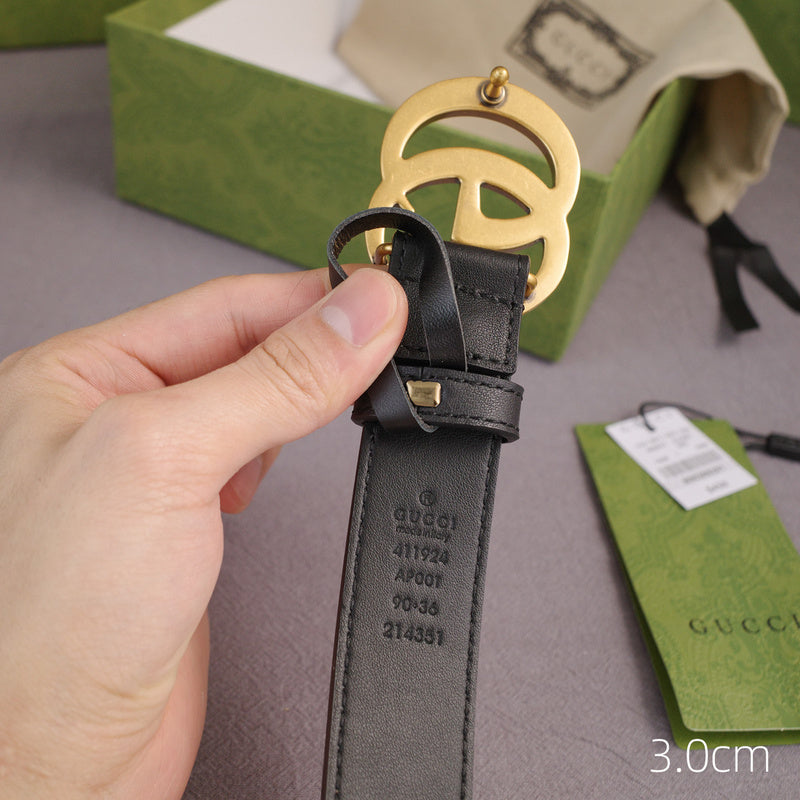 Gucci - 5 widths classic G-plain black