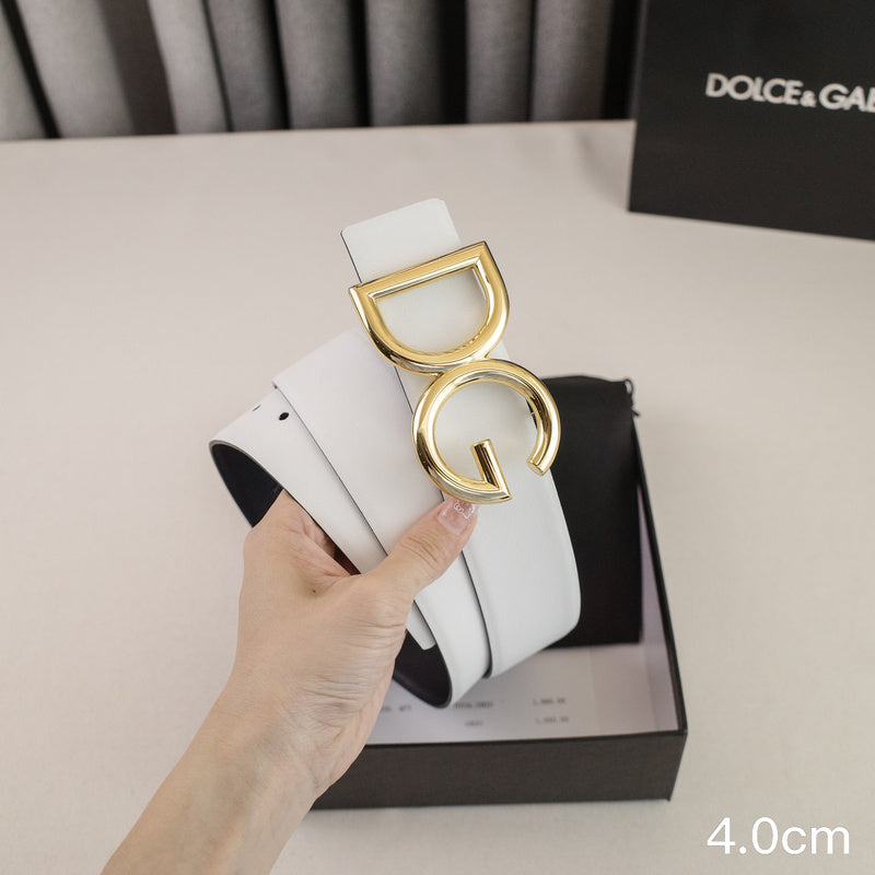Dolce&Gabbana- 4.0cm classic DG - wireless plain weave 4001dg ( Golden)