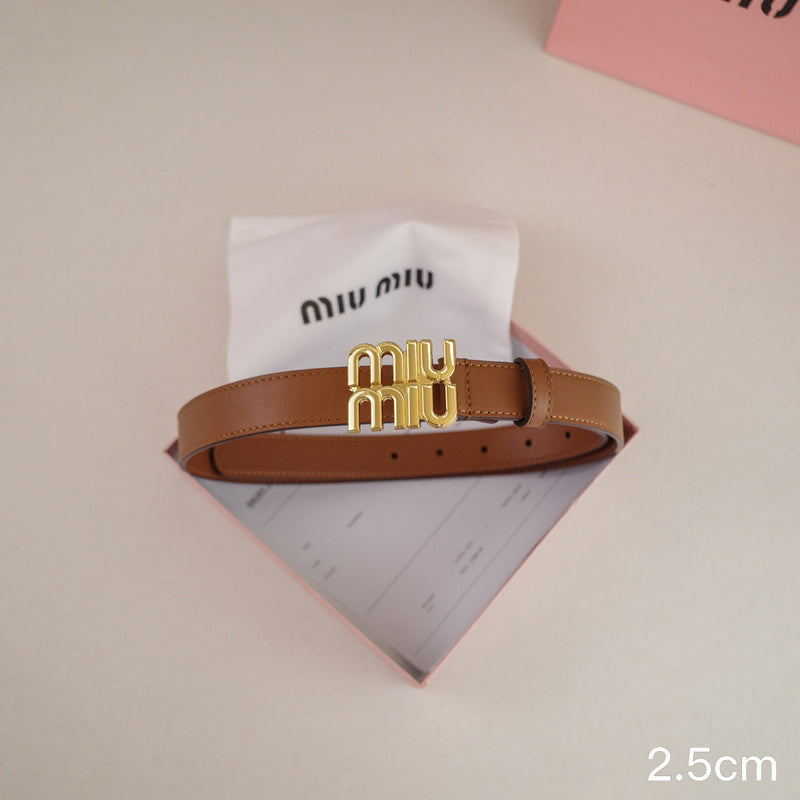 Miu Miu -2.5/2.0cm miu Brown